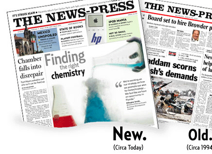 New vs. Old: Redesigning The News-Press