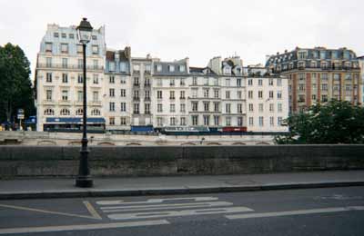 From the south bank of the Seine River